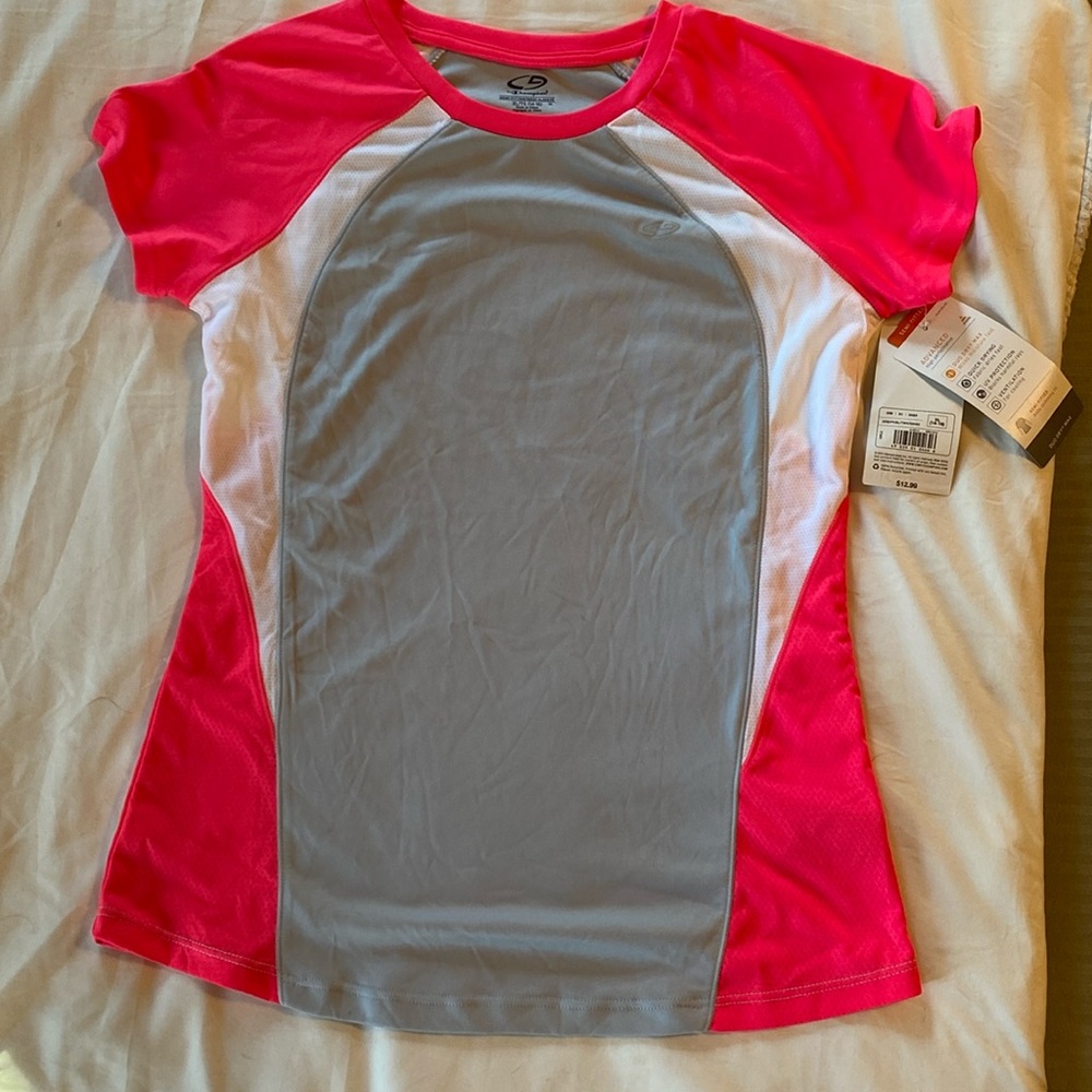 NWT  Champion Advanced Athletic Shirt.  Big Girls size XL 14-16.